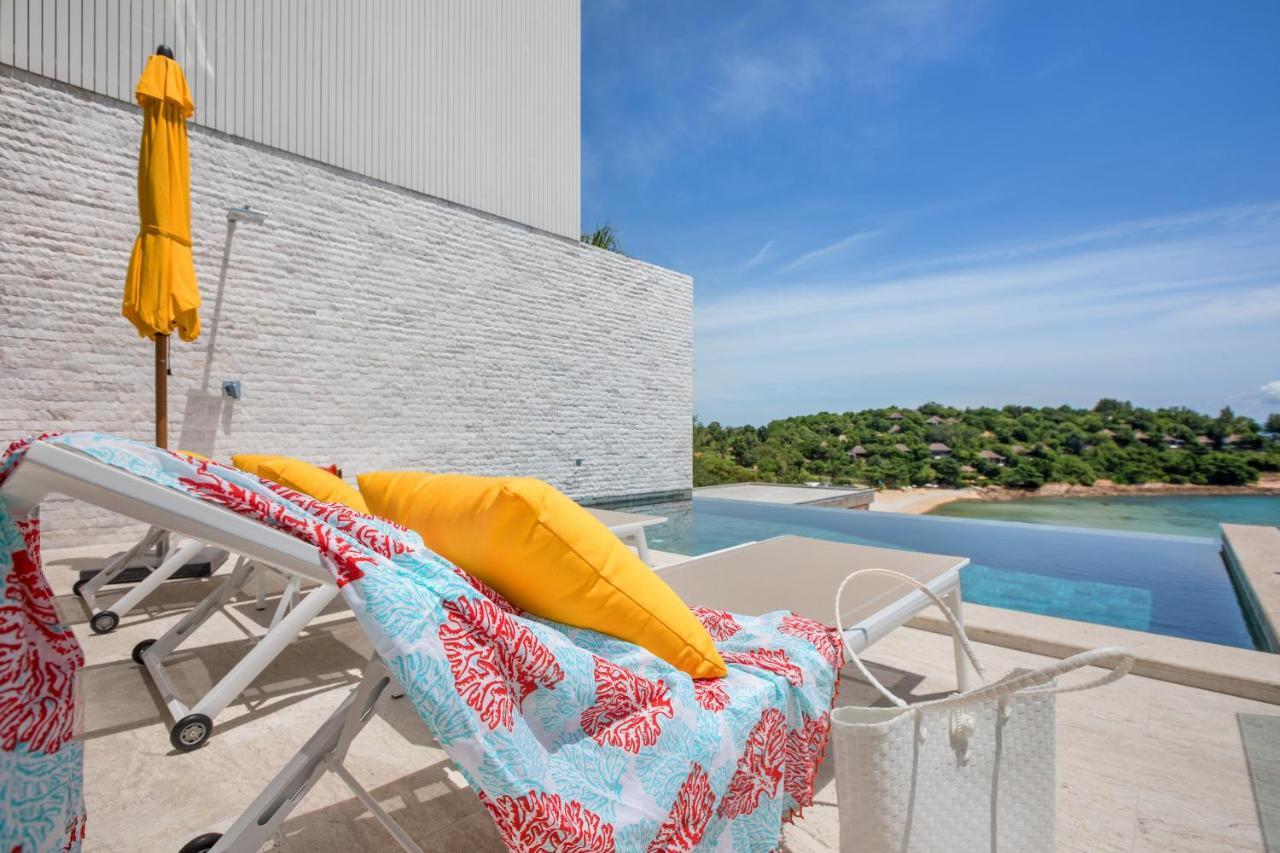 Beachside Villa - B18 - At Bayside Luxury Villas Samrong Bay Beach, 4 Bed 5 Bath, Sea & Sunset Views, Only 200M Walk To The Beach Choeng Mon Exteriör bild