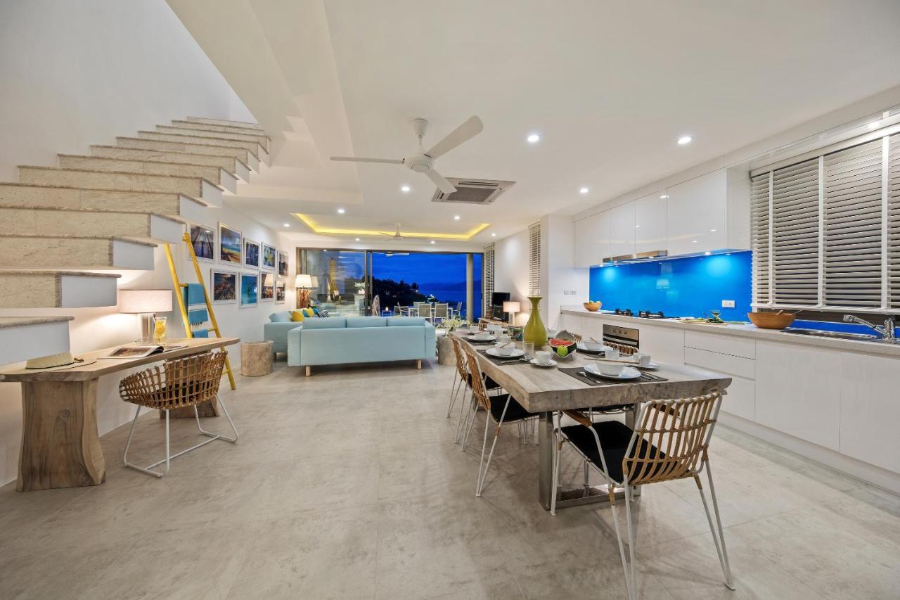 Beachside Villa - B18 - At Bayside Luxury Villas Samrong Bay Beach, 4 Bed 5 Bath, Sea & Sunset Views, Only 200M Walk To The Beach Choeng Mon Exteriör bild