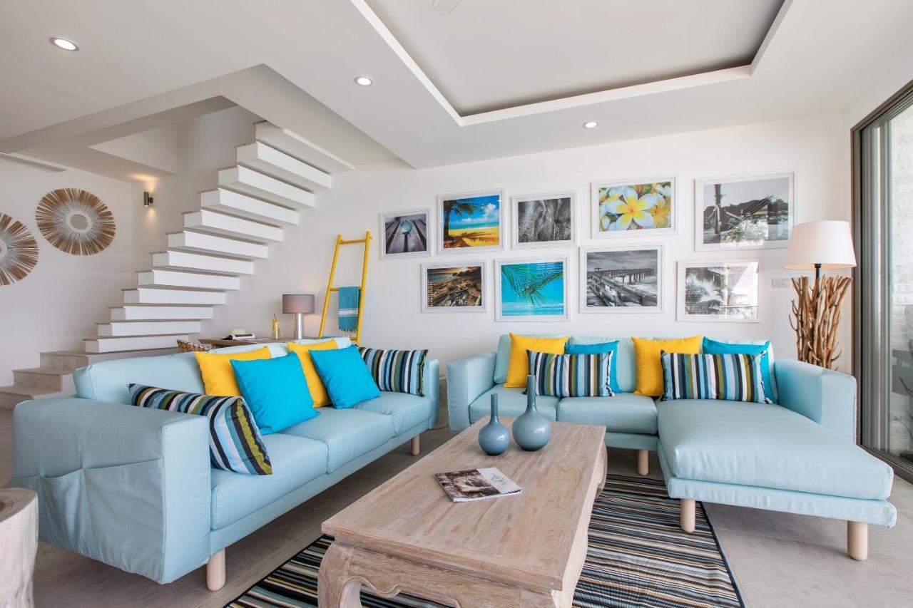 Beachside Villa - B18 - At Bayside Luxury Villas Samrong Bay Beach, 4 Bed 5 Bath, Sea & Sunset Views, Only 200M Walk To The Beach Choeng Mon Exteriör bild