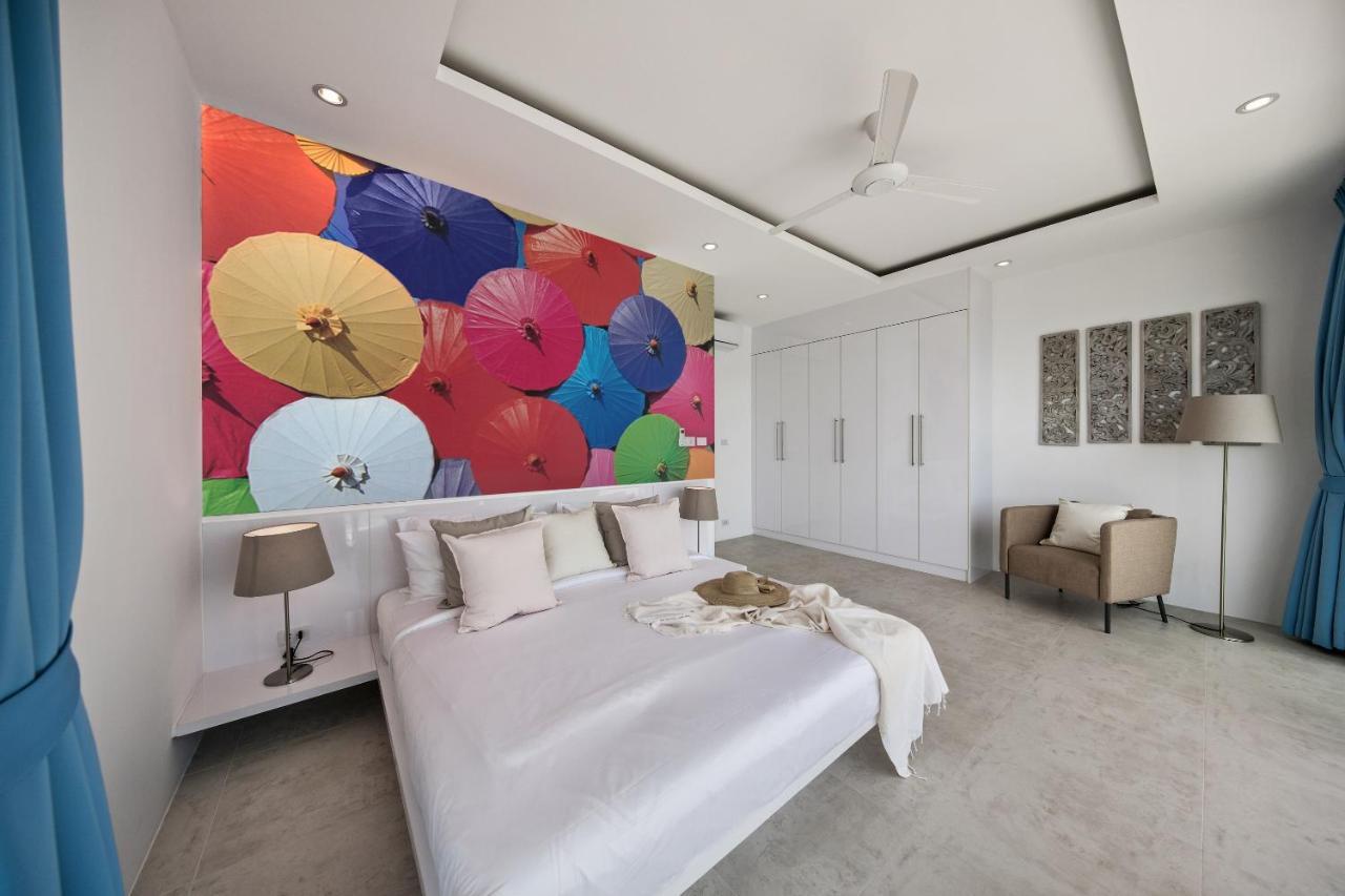 Beachside Villa - B18 - At Bayside Luxury Villas Samrong Bay Beach, 4 Bed 5 Bath, Sea & Sunset Views, Only 200M Walk To The Beach Choeng Mon Exteriör bild