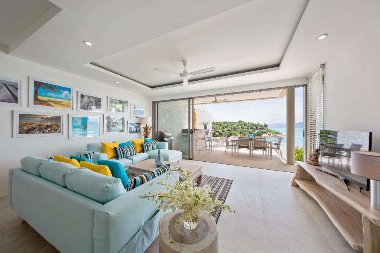 Beachside Villa - B18 - At Bayside Luxury Villas Samrong Bay Beach, 4 Bed 5 Bath, Sea & Sunset Views, Only 200M Walk To The Beach Choeng Mon Exteriör bild