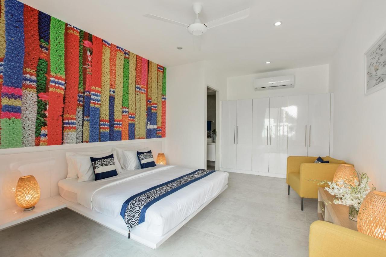 Beachside Villa - B18 - At Bayside Luxury Villas Samrong Bay Beach, 4 Bed 5 Bath, Sea & Sunset Views, Only 200M Walk To The Beach Choeng Mon Exteriör bild