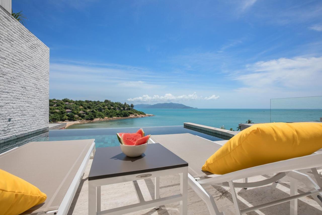 Beachside Villa - B18 - At Bayside Luxury Villas Samrong Bay Beach, 4 Bed 5 Bath, Sea & Sunset Views, Only 200M Walk To The Beach Choeng Mon Exteriör bild