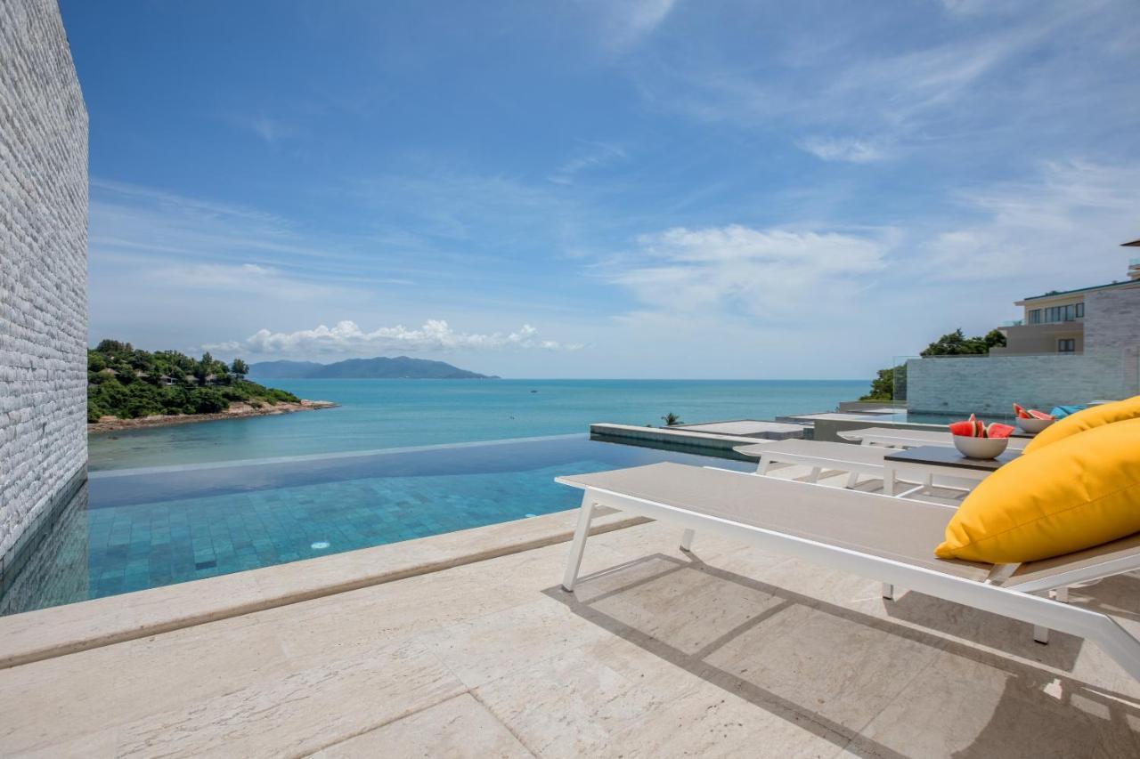 Beachside Villa - B18 - At Bayside Luxury Villas Samrong Bay Beach, 4 Bed 5 Bath, Sea & Sunset Views, Only 200M Walk To The Beach Choeng Mon Exteriör bild