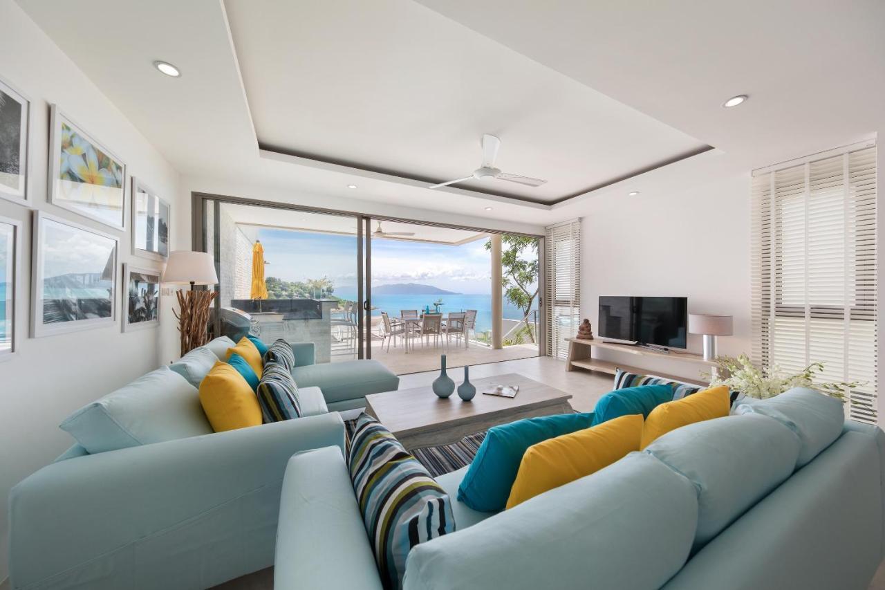 Beachside Villa - B18 - At Bayside Luxury Villas Samrong Bay Beach, 4 Bed 5 Bath, Sea & Sunset Views, Only 200M Walk To The Beach Choeng Mon Exteriör bild