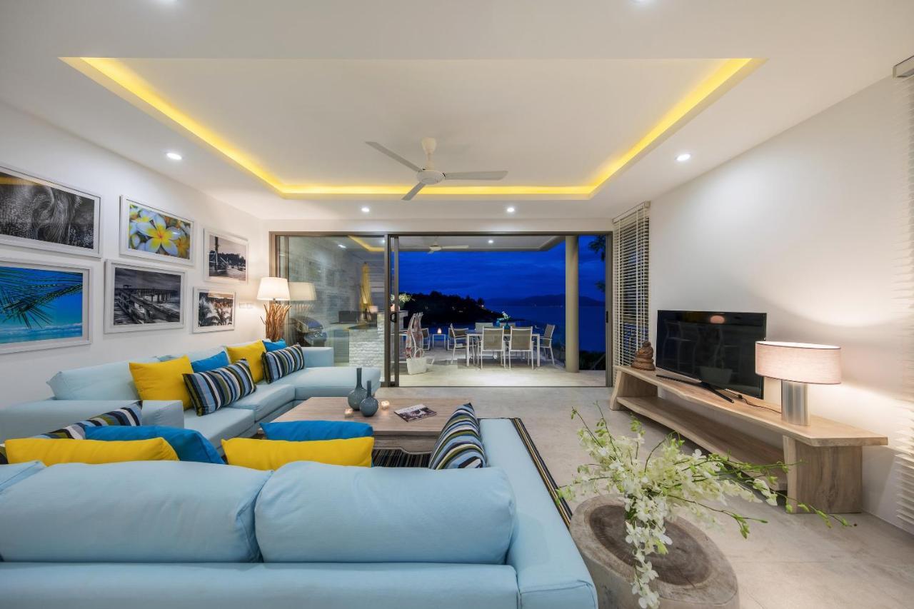 Beachside Villa - B18 - At Bayside Luxury Villas Samrong Bay Beach, 4 Bed 5 Bath, Sea & Sunset Views, Only 200M Walk To The Beach Choeng Mon Exteriör bild