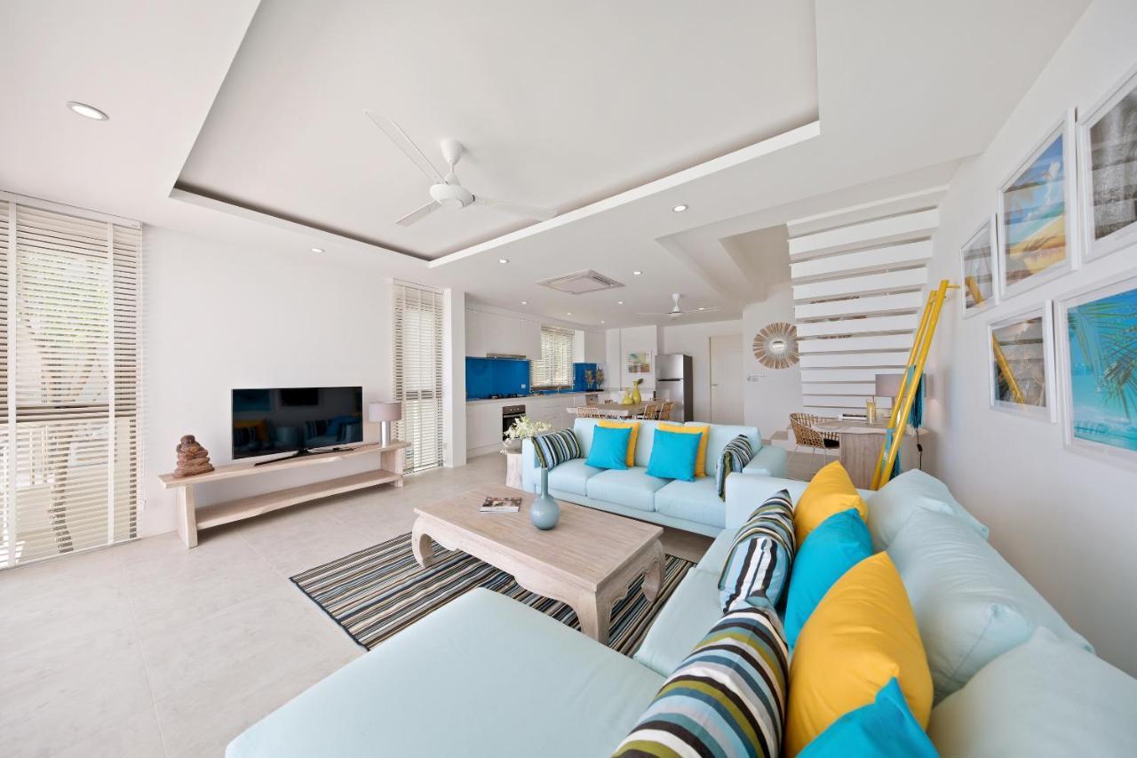 Beachside Villa - B18 - At Bayside Luxury Villas Samrong Bay Beach, 4 Bed 5 Bath, Sea & Sunset Views, Only 200M Walk To The Beach Choeng Mon Exteriör bild
